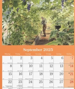 Väggkalender 2025 Klassiska Sverige
