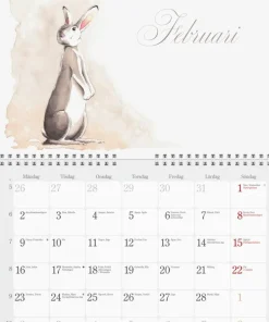 Väggkalender 2026 Naturalmanacka