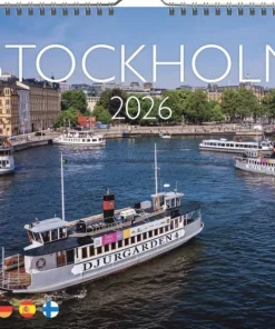 Väggkalender 2026 Stockholm