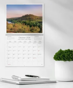 Väggkalender 2026 Sweden med kuvert