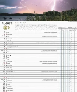 Väggkalender 2026 Väderalmanackan