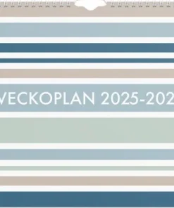 Väggkalender 2025-2026 Veckoplan