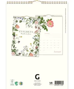 Väggkalender 2026 Wildflower Evighet