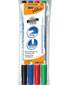 Whiteboardpenna Bic Velleda 4 färger